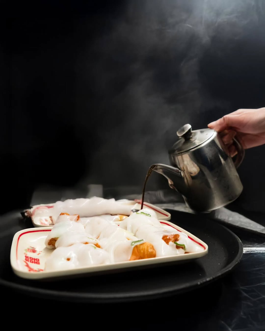 Steamed rice rolls at Noodle Inn